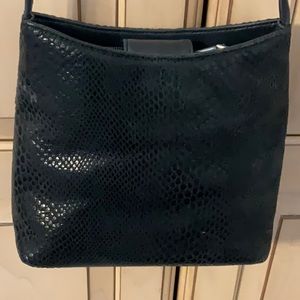 Small Leather Navy Crossbody Bag. Excellent Condition.